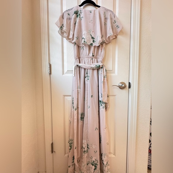 NWT Show Me Your MuMu Audrey Maxi Floral Dress Pink and Cream Small - Picture 7 of 14
